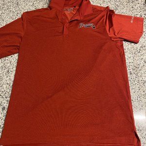 Braves Columbia Golf Shirt